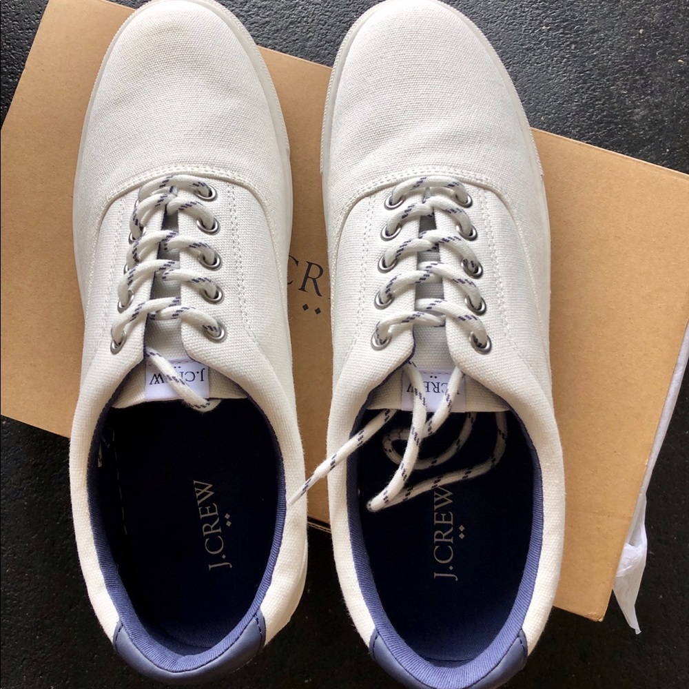 JCrew Canvas Sneaker— NWT